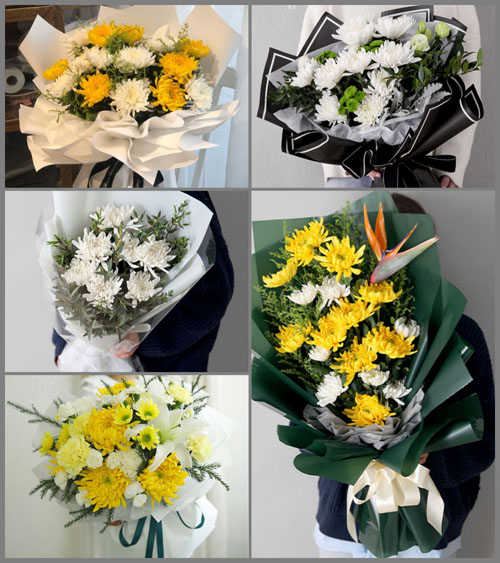 安徽安庆市岳西县菖蒲镇溪沸村白事花束代送